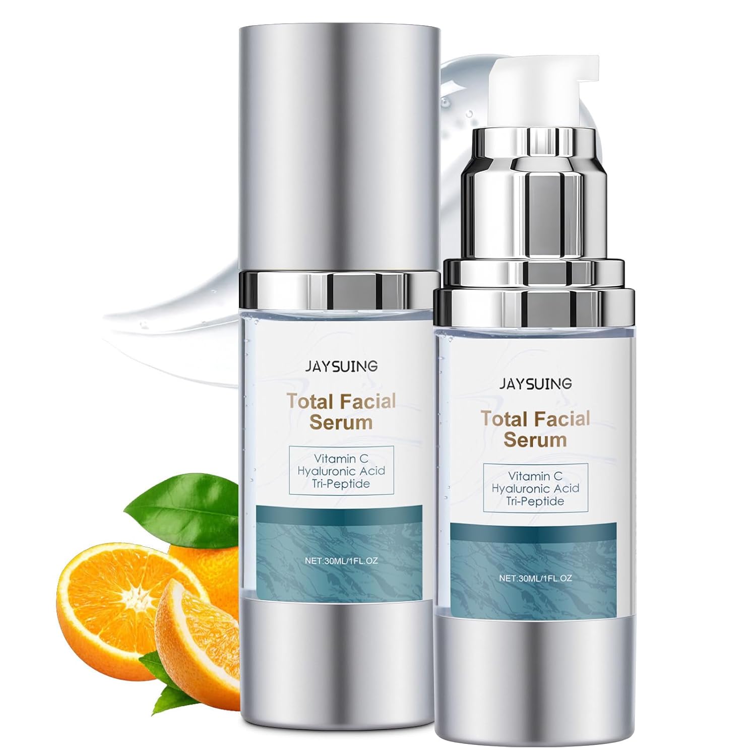 Vitamin C Serum with Hyaluronic Acid for Anti Aging Treatment