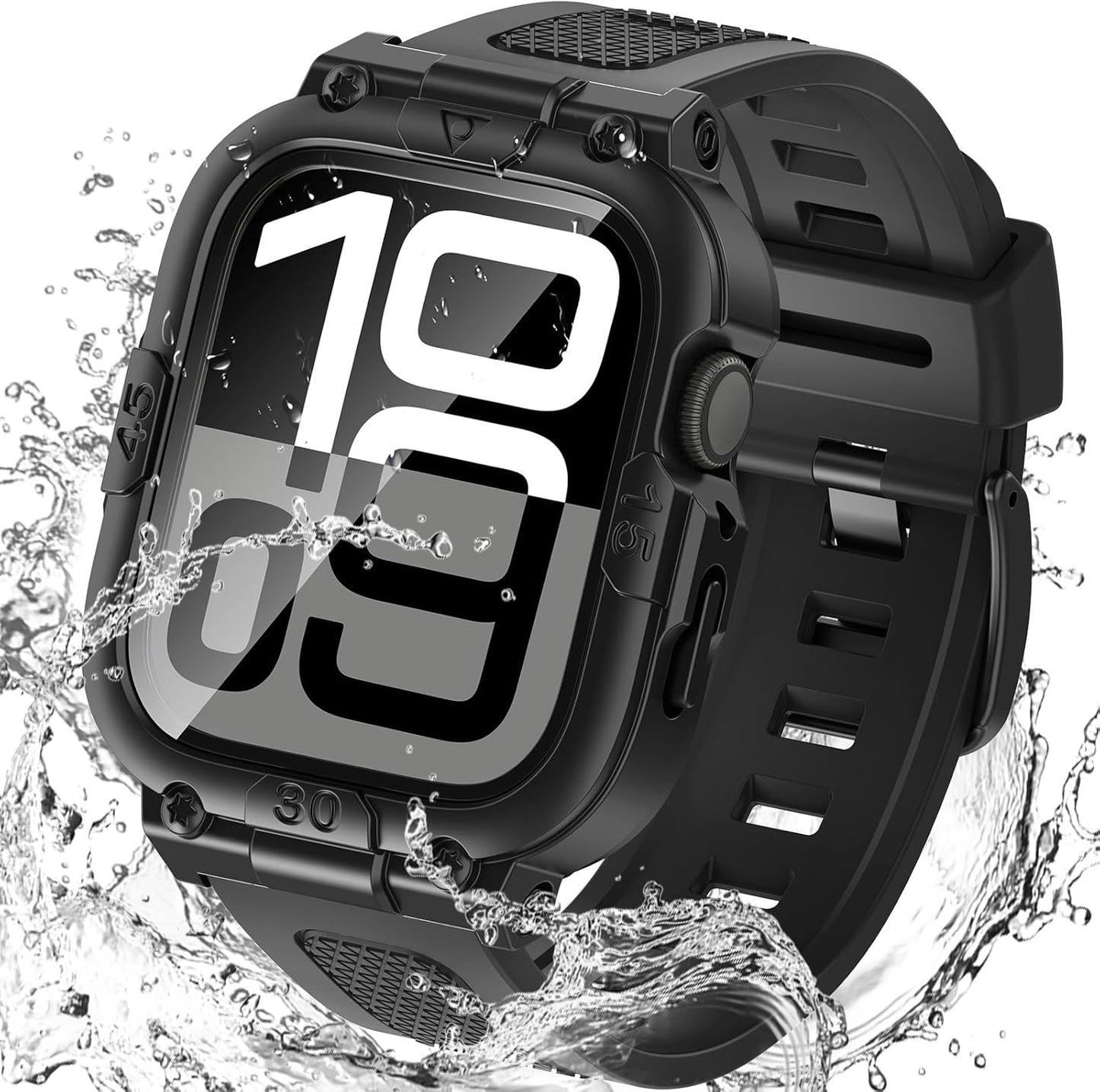 Goton Waterproof 3-in-1 Apple Watch Case & Band Set