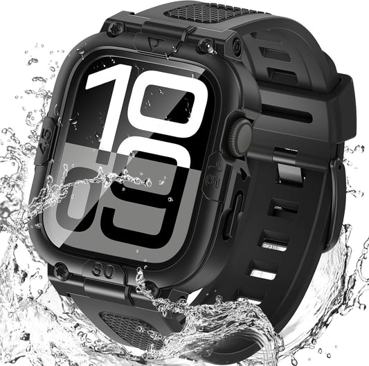 Goton Waterproof 3-in-1 Apple Watch Case & Band Set