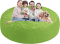 7FT Bean Bag Chair Large Memory Foam Beanbag Sofa - Fluffy Lime