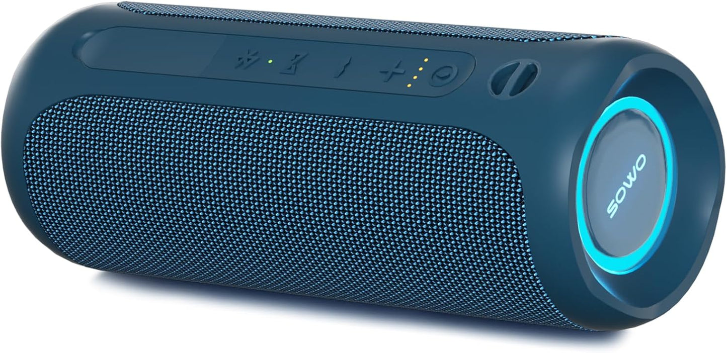 SOWO Portable Bluetooth Speaker with IPX7 Waterproof Design