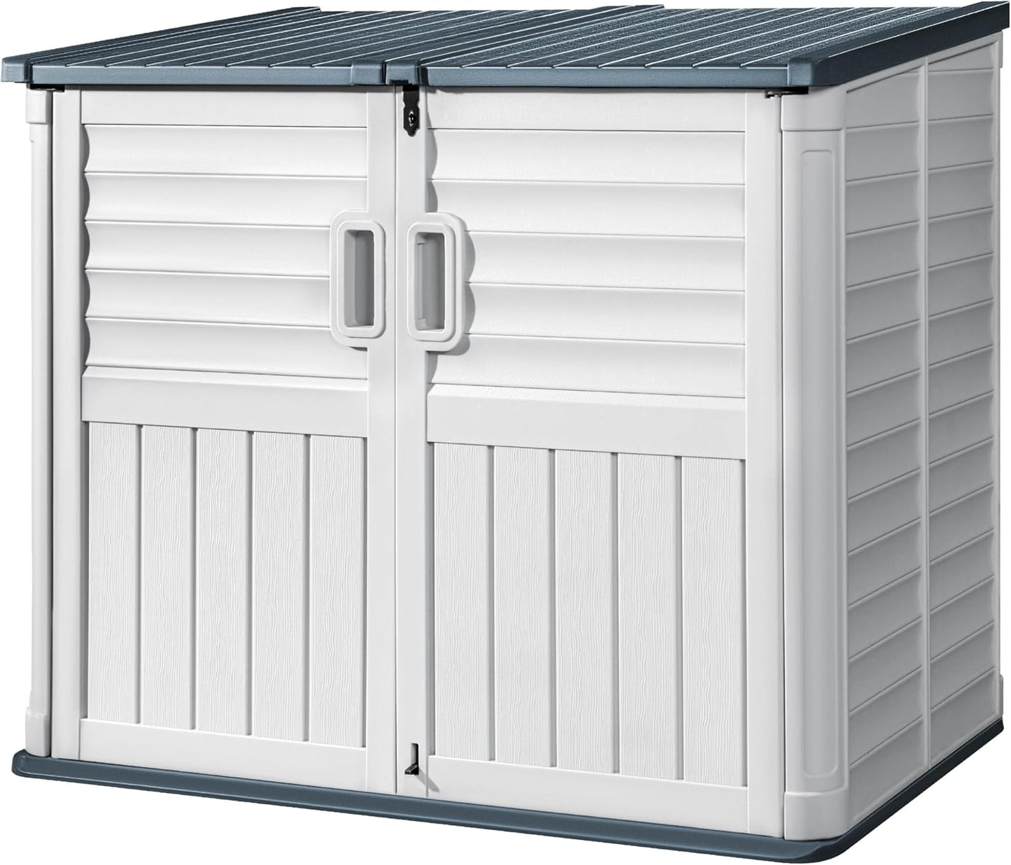 Devoko Resin Outdoor Storage Shed for Garden Tools and More