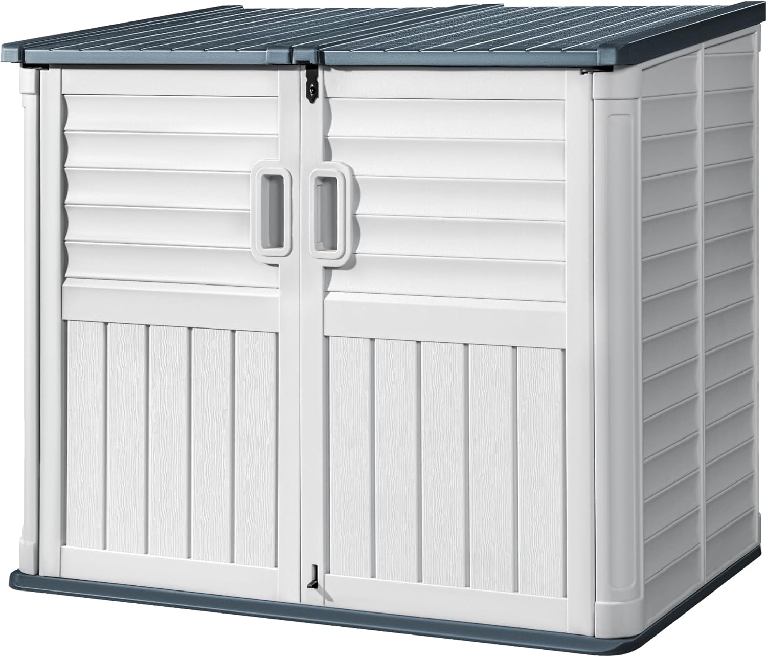 Devoko Resin Outdoor Storage Shed for Garden Tools and More