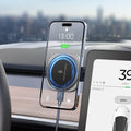 15W Wireless Car Charger Mount for Tesla Monitor - Strong Magnetic