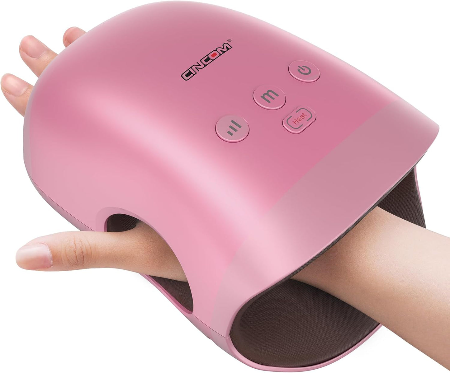 CINCOM Hand Massager with Heat and Compression for Relief