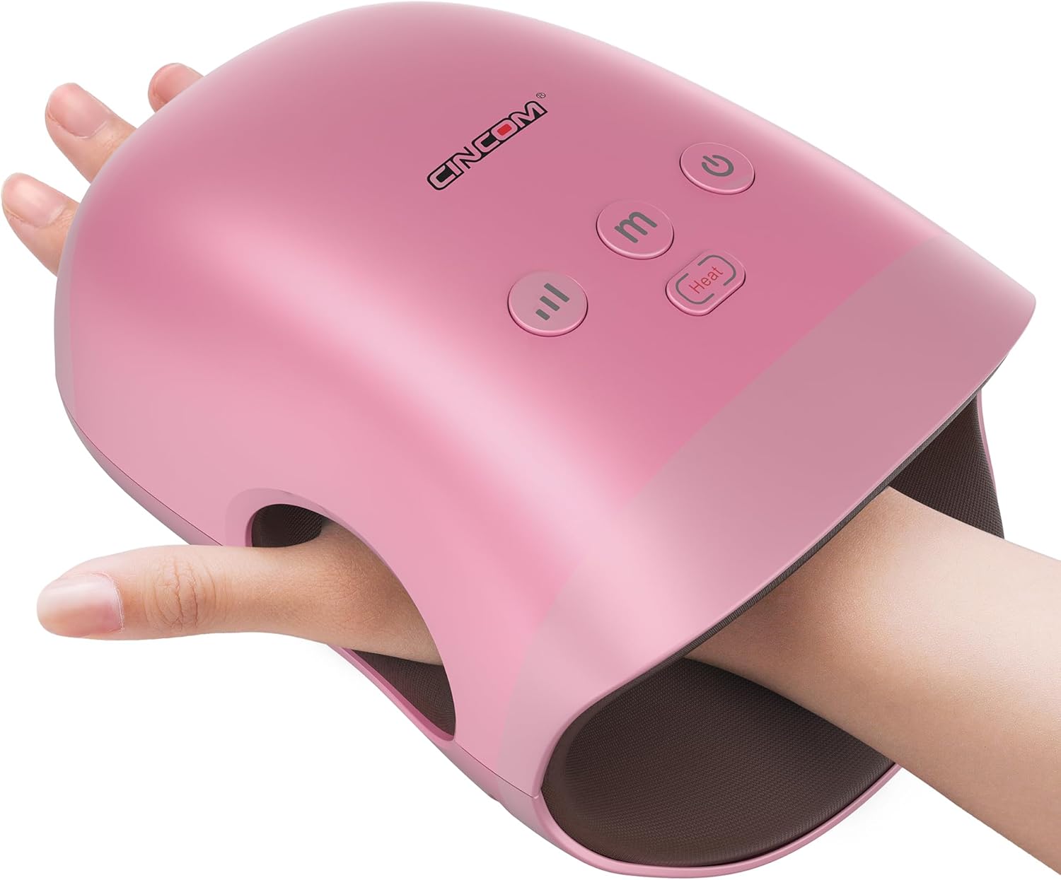 CINCOM Hand Massager with Heat and Compression for Relief