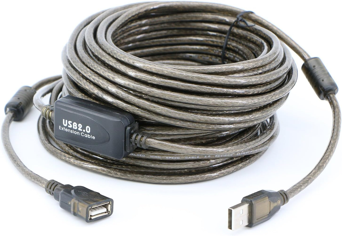 PASOW 50ft USB 2.0 Extension Cable - High-Speed Data Transfer