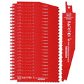 6 in 6/12 TPI Reciprocating Saw Blades 25 Pack - Faster, Longer Life