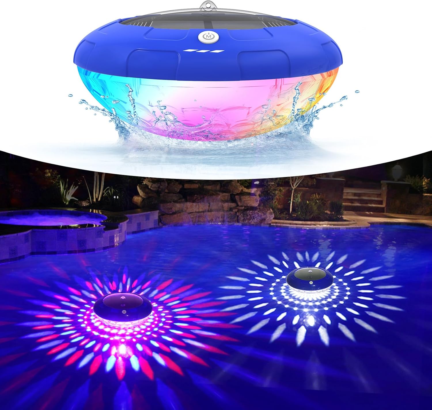 FirstE Solar Floating Pool Lights for Magical Ambiance