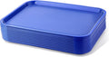 Fast Food Tray Set of 12, Durable Lightweight Plastic Trays