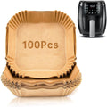 Non-Stick Air Fryer Liners - 100pcs Gourmia Compatible