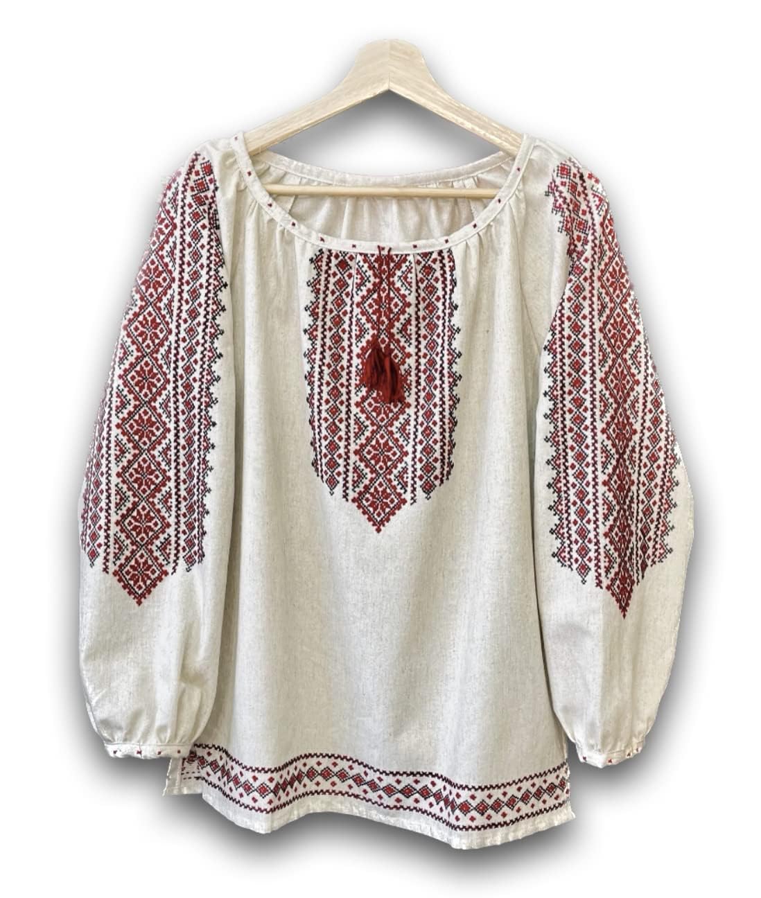 Ukrainian Handmade Vyshyvanka Embroidered Blouse for All Occasions