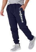 FOCO Men's NFL Team Logo Lounge Pants Sweatpants - Comfortable Fit Fan