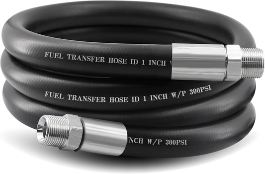 1 Inch Fuel Transfer Hose 10FT for Gasoline and Diesel Use