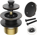 Oil Rubbed Bronze Tub Drain Stopper Bathtub Drain - Durable Lift