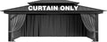 Outdoor Gazebo Curtain Replacement Universal 4-Panel Sidewalls 12ft x