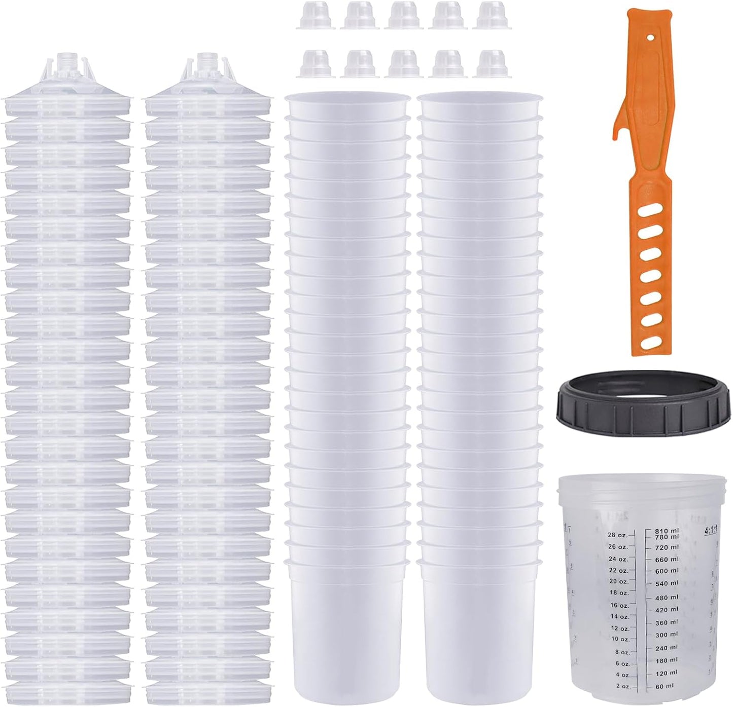 Disposable Paint Sprayer Gun Cup Kit for Efficient Painting