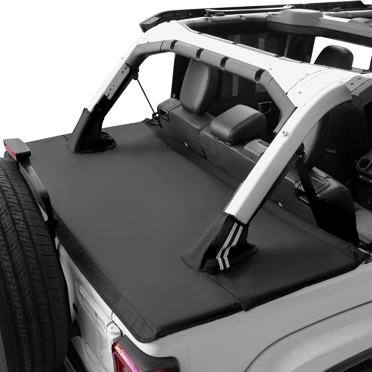 JOYTUTUS Tonneau Cover for Wrangler JLU 2018-2025 - Durable Design