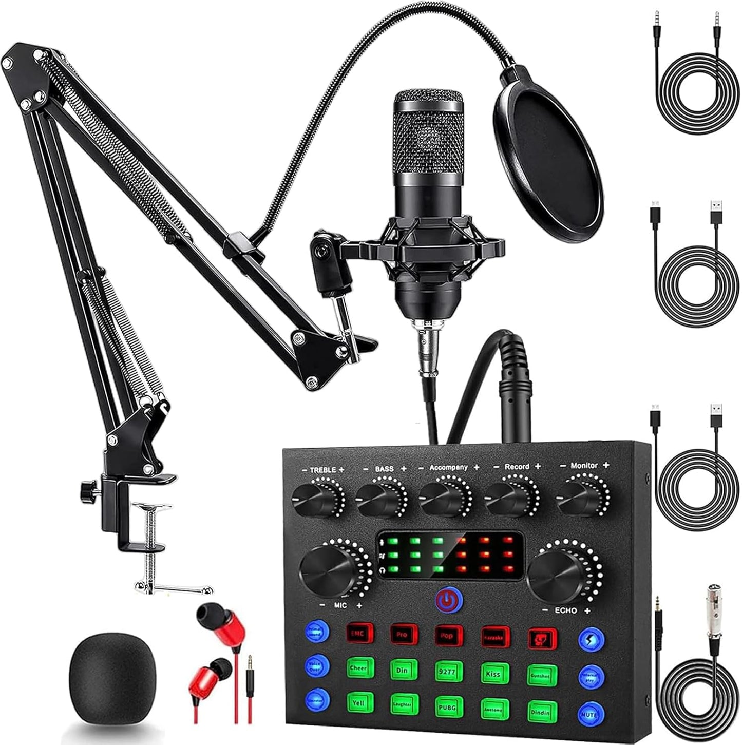 Professional Podcast Equipment Bundle for Streaming and Recording