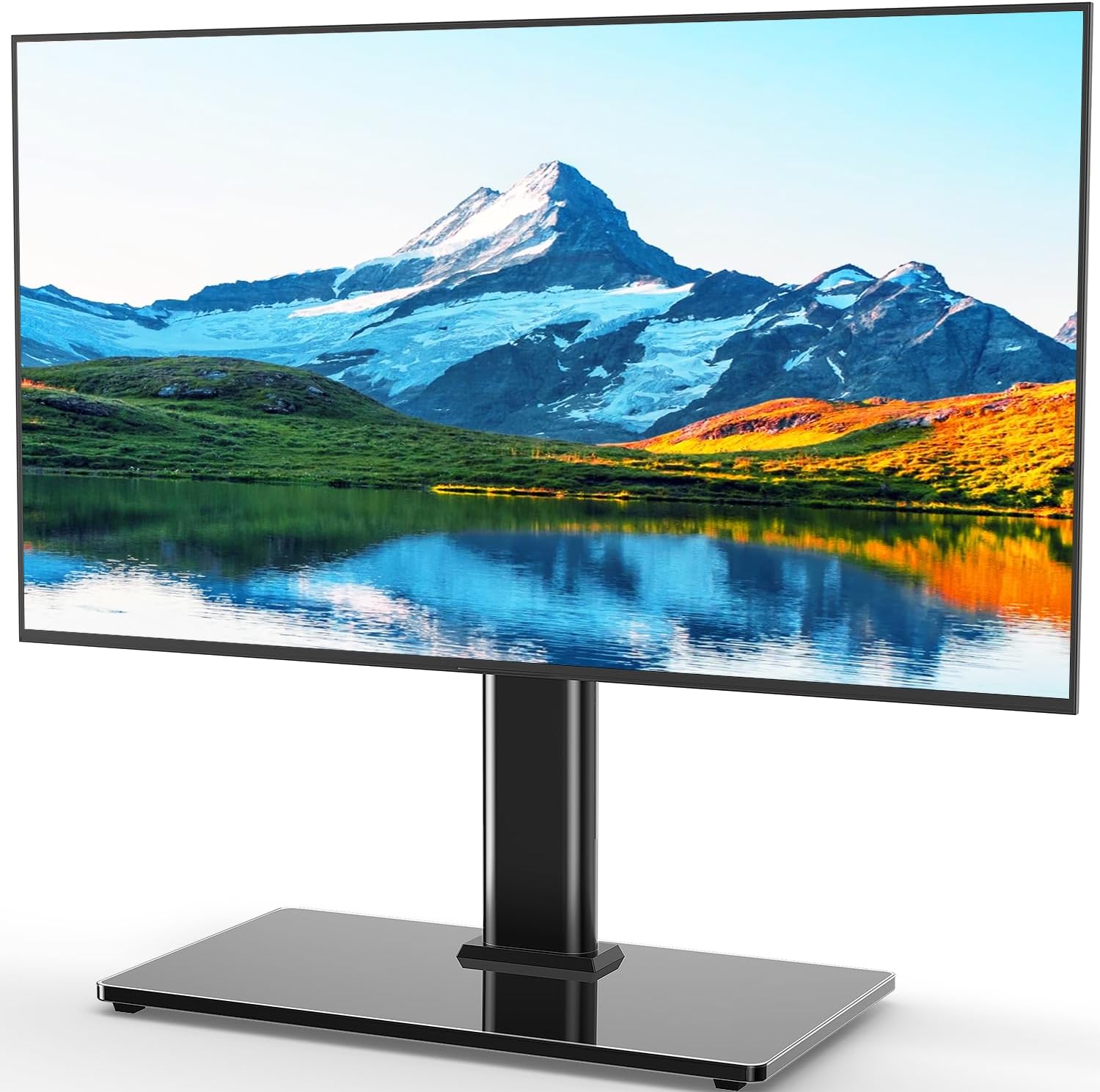 Universal TV Stand for 32-75 inch TVs with Adjustable Height