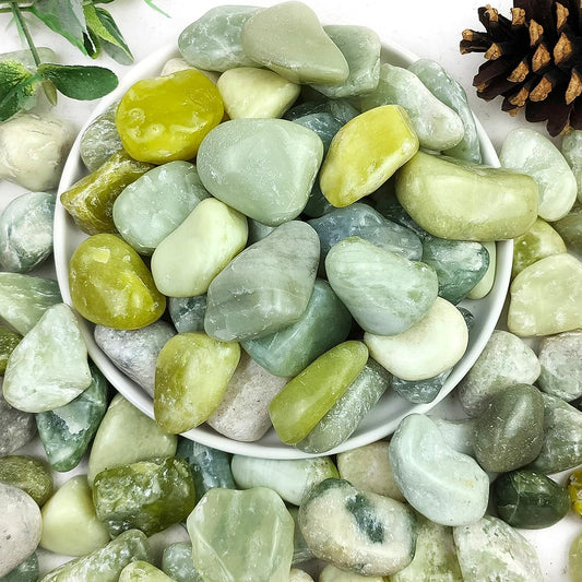 20lbs Jade River Rocks for Indoor Plants and Outdoor Decor
