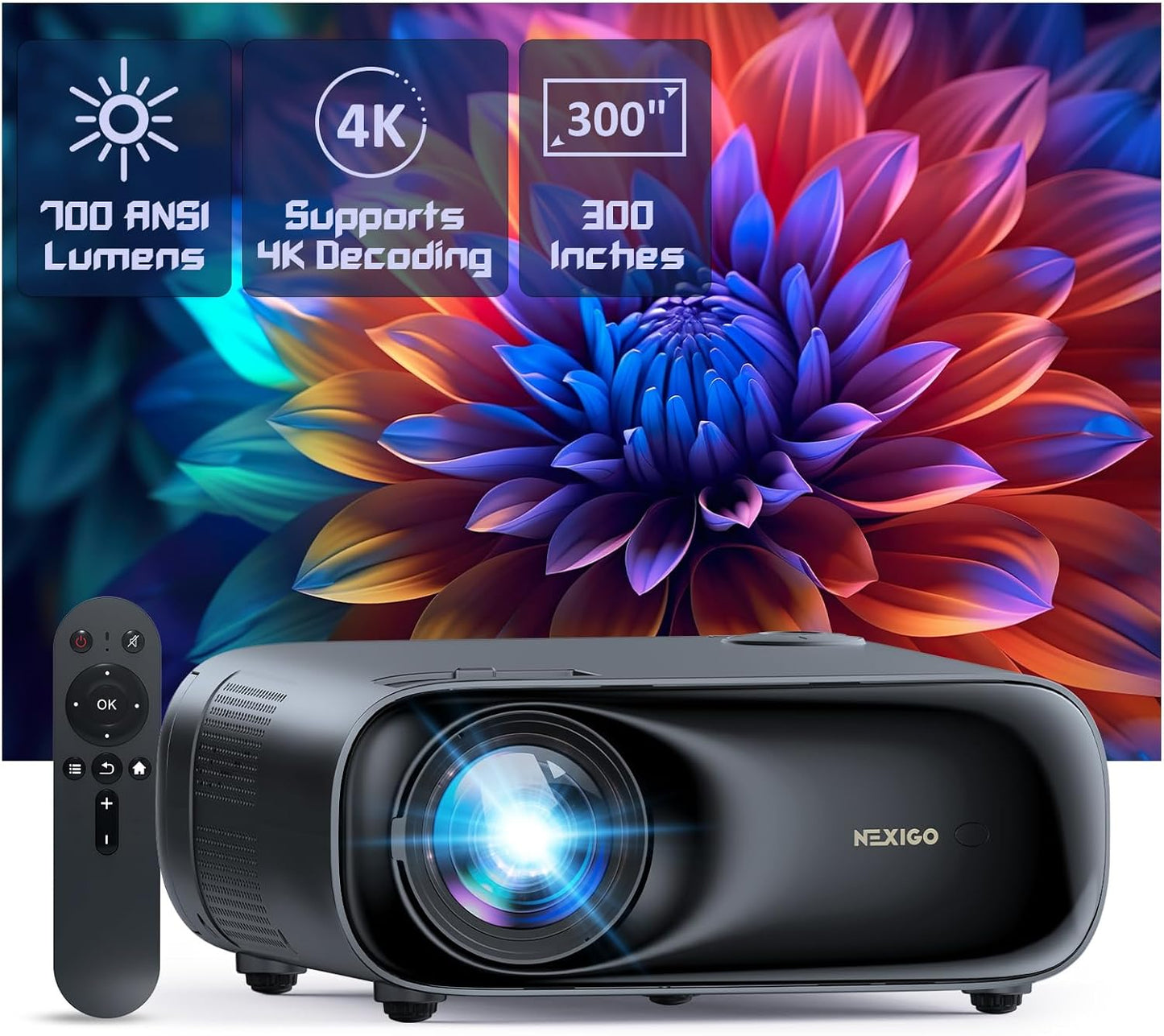 Immerse in Cinema Quality Anywhere with NexiGo PJ40