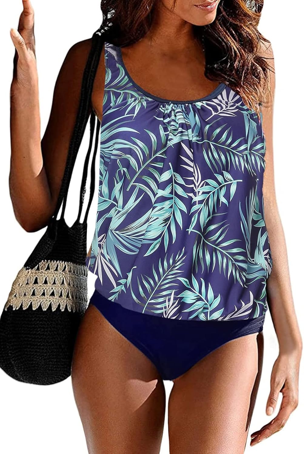 BIKINX Tankini Swimsuits for Women Plus Size with Tummy Control
