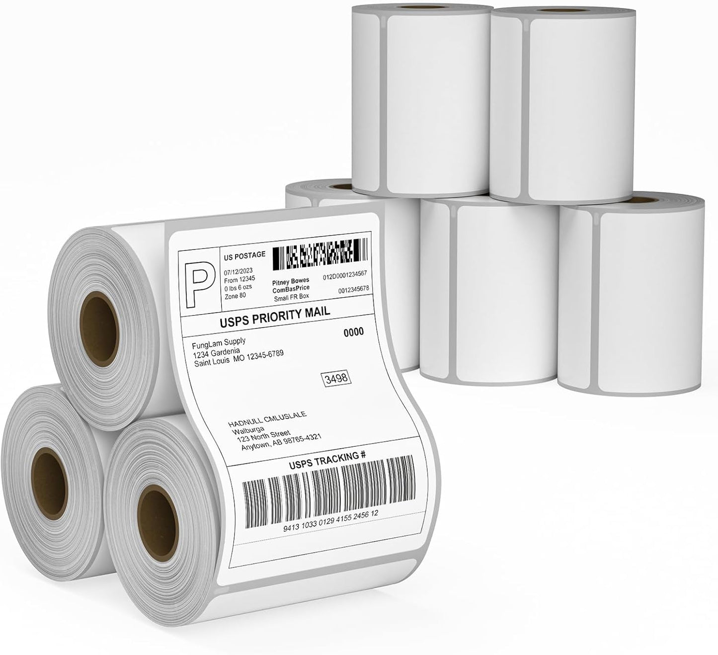 Effortlessly Ship with FungLam 4x6 Direct Thermal Labels