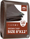RAINDEWAY 8x12 Feet Heavy Duty Waterproof Tarp Cover for All Needs