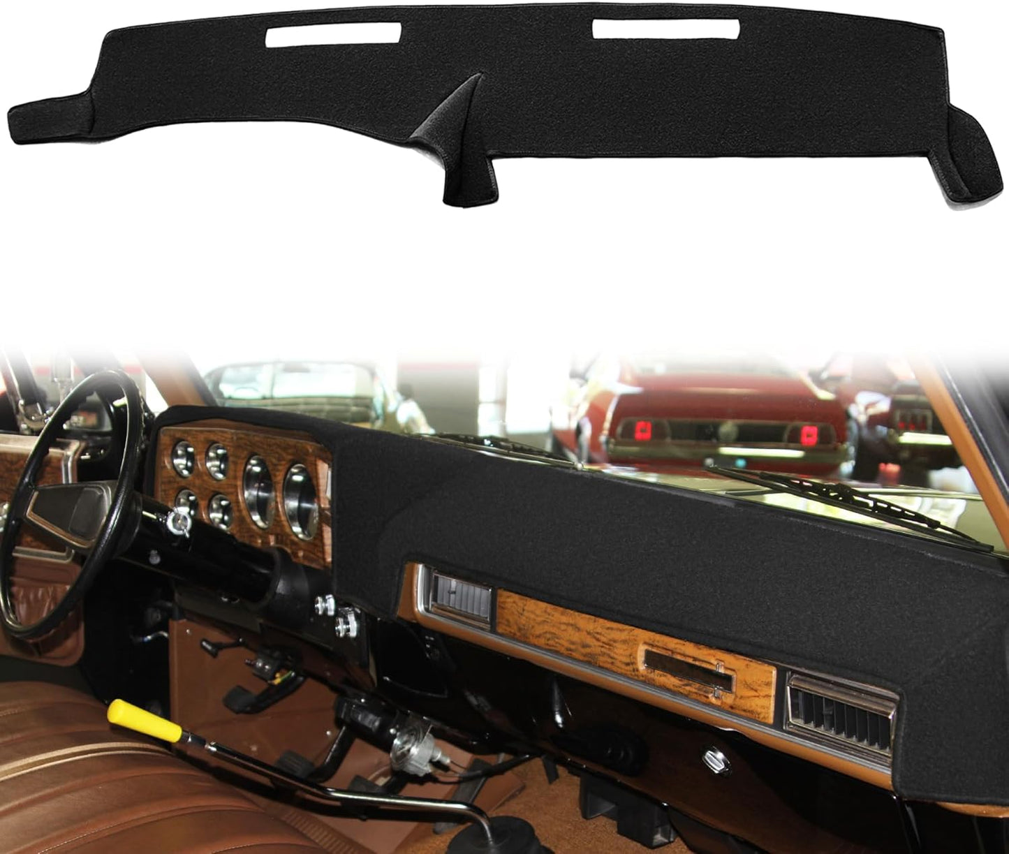 Custom Fit Yiz Dash Cover Mat for 1973-1980 Chevy C10 C20 C30