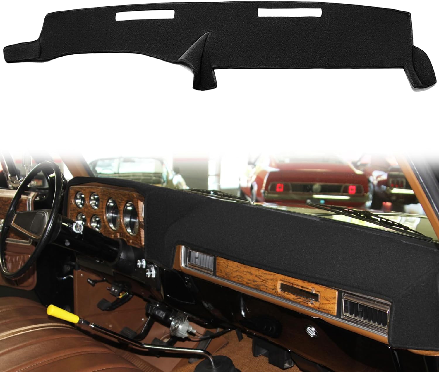Custom Fit Yiz Dash Cover Mat for 1973-1980 Chevy C10 C20 C30