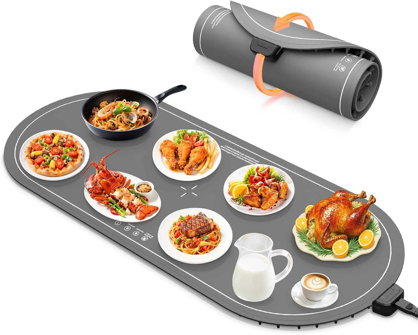 Extra Large Electric Food Warming Mat for Parties and Buffets