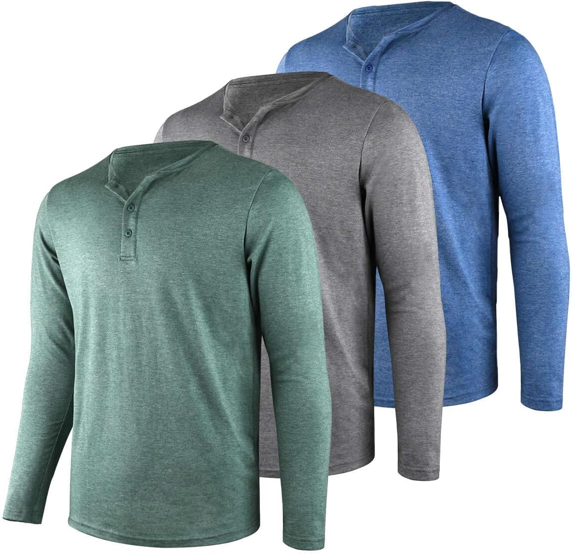 Liloak Henley T-Shirts Pack for Men: Stylish and Comfortable