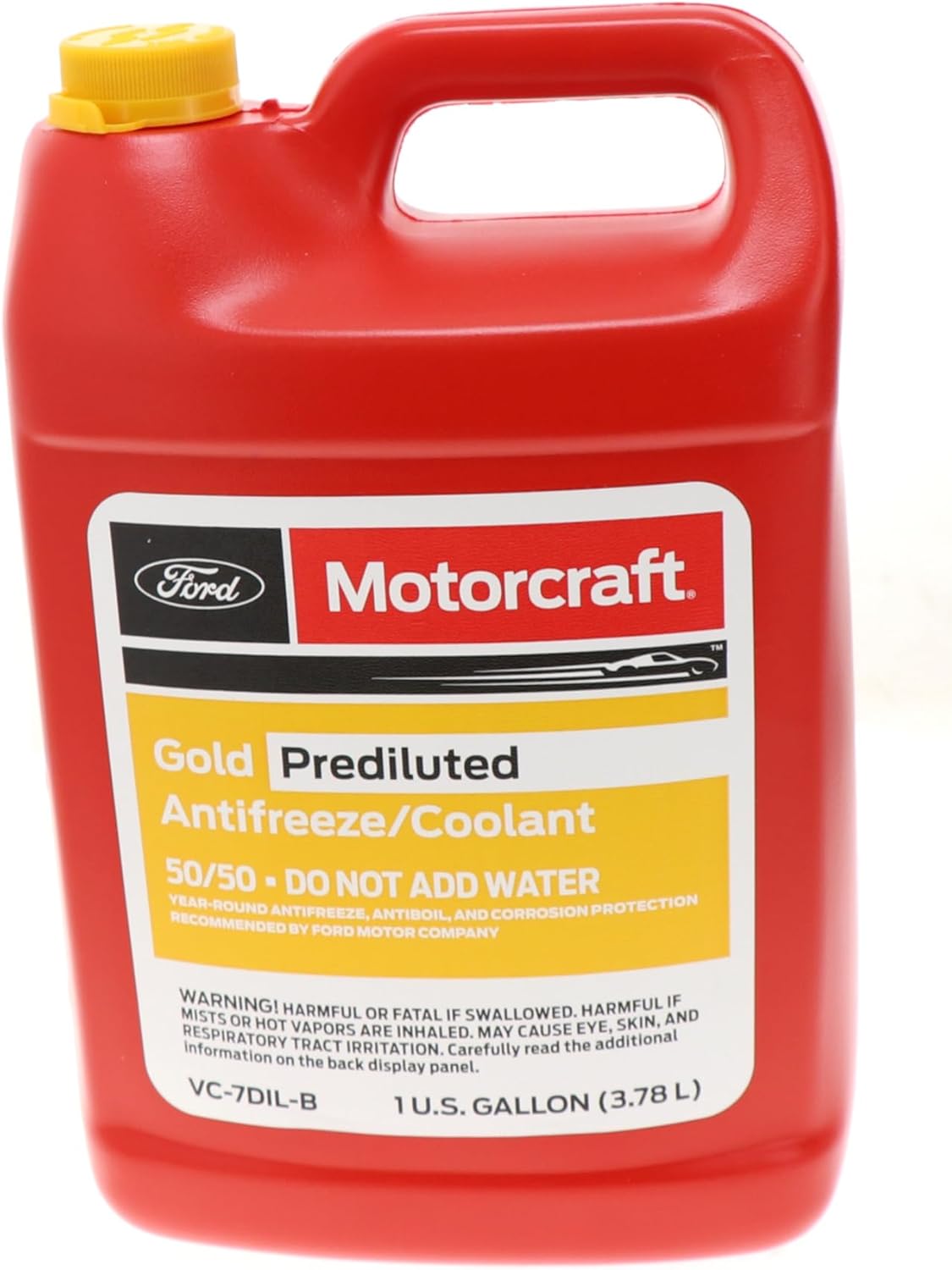 Ford Genuine Fluid VC-7DIL-B Gold Pre-Diluted Antifreeze/Coolant