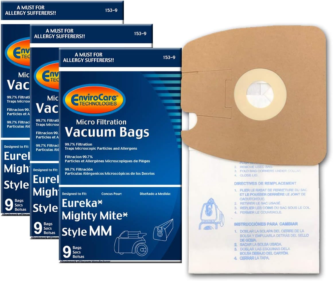 EnviroCare White Bags for Eureka Mighty Mite 3670/3680