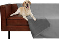 68x82 in Reversible Pet Bed Blanket Light Grey+Grey - Waterproof