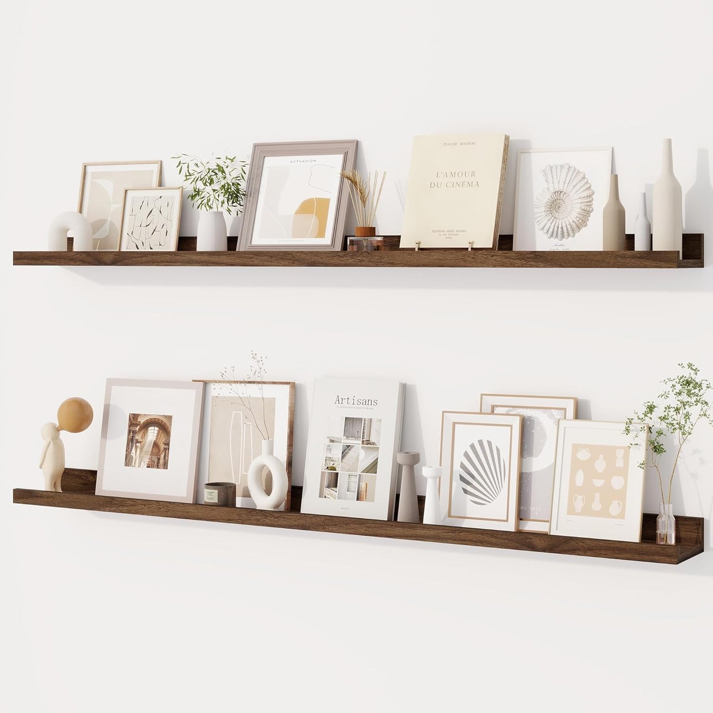 Dreamland Picture Ledge Shelf Set of 2 for Stylish Display