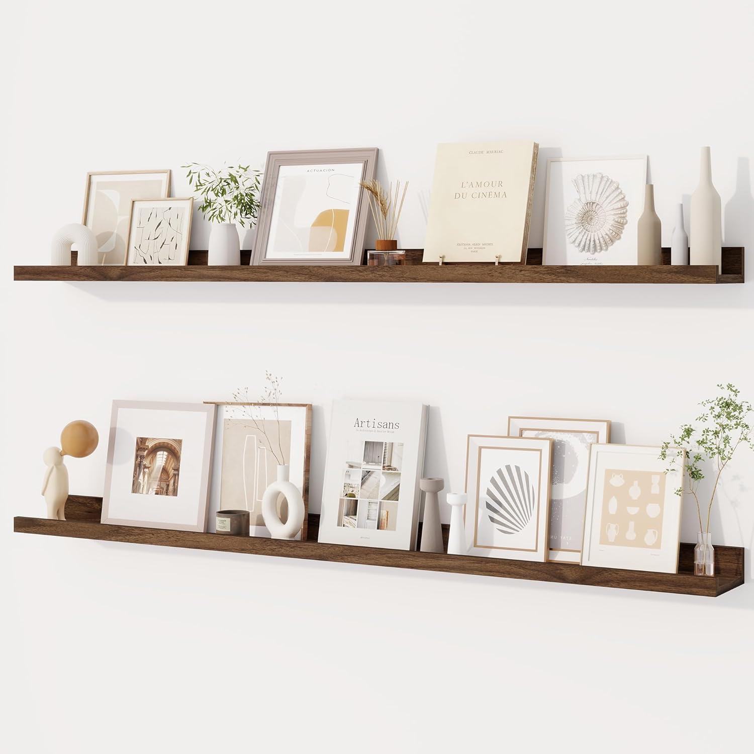 Dreamland Picture Ledge Shelf Set of 2 for Stylish Display