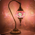 Yarra-Decor Turkish Moroccan Lamp with Bronze Base for Bedroom