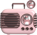 Portable Pink Bluetooth Speaker, Loud Sound, TWS Pairing, Water-Proof, 4H Playtime