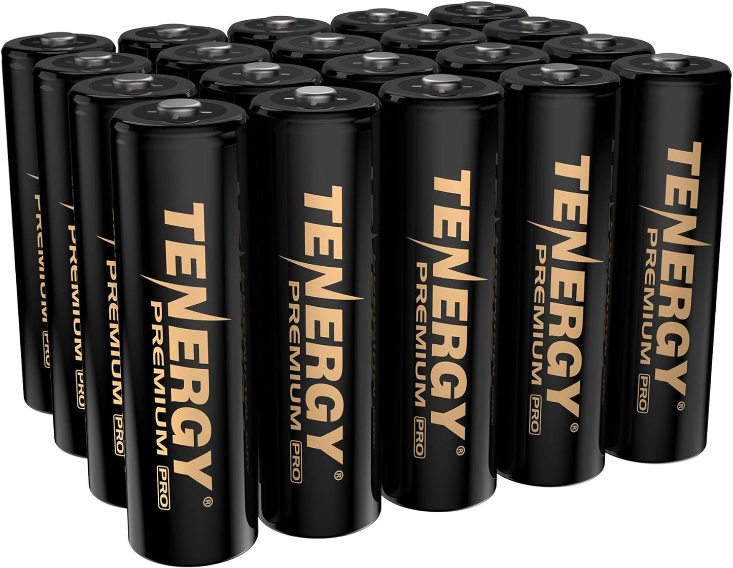 Tenergy Premium PRO Rechargeable AA Batteries for High Power
