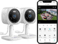 Hugolog 2K 3MP Outdoor Indoor Security Camera - Color Night Vision