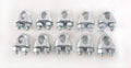 HIGOOD 1/4 inch Zinc Plated Wire Rope Clamp 10 Pack - Secure Wire Cable