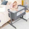 BABY JOY Bassinet Bedside Sleeper - Convertible 3-in-1 Co-Sleeper