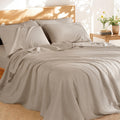 Luxurious 100% French Linen Queen Bed Sheet Set by Shilucheng