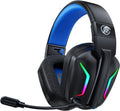 Wireless Gaming Headset with LED Light - Low Latency, 50H Battery