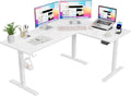 L Shaped Standing Desk 63 x 48 in - Electric Height Adjustable