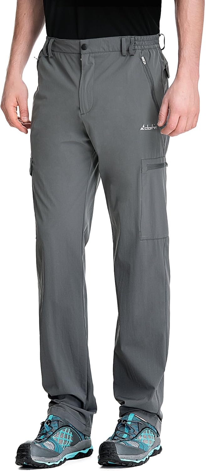 Men's Elastic-Waist Travel Pant for Comfort and Style
