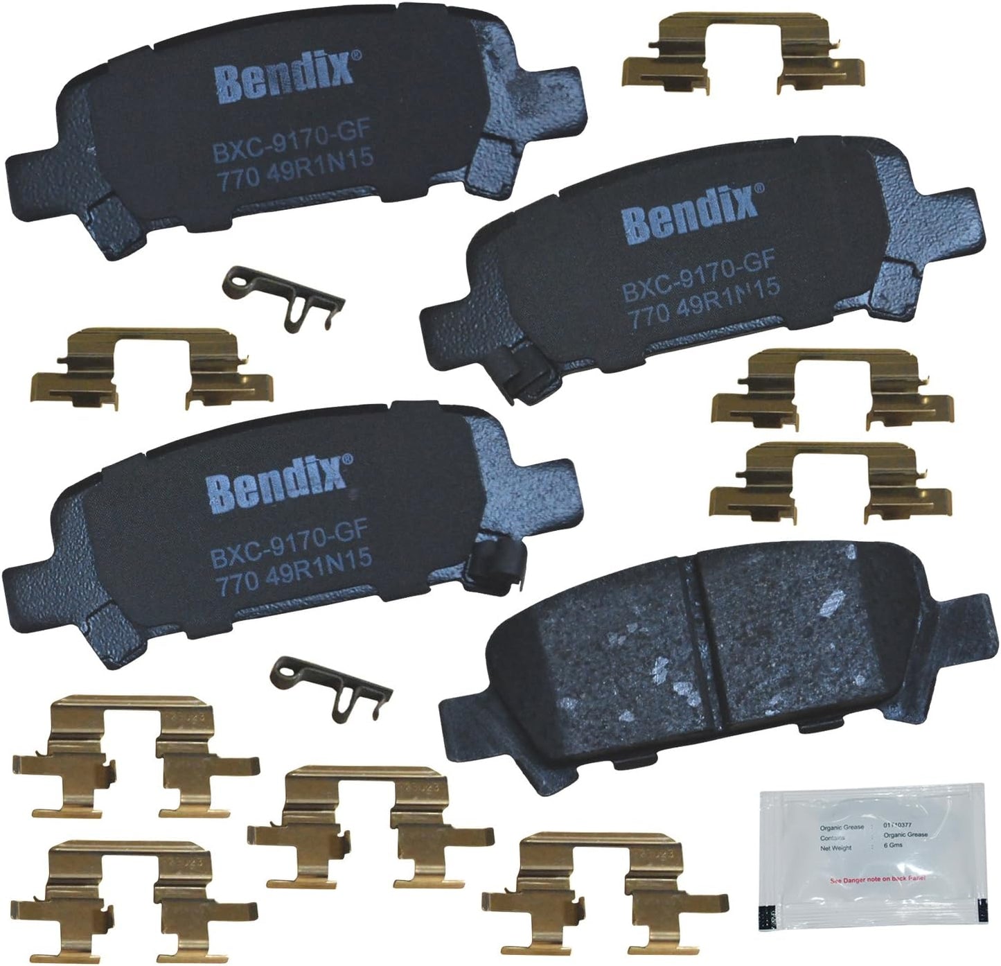 Bendix Priority1 CFC770 Ceramic Brake Pads for Subaru Vehicles