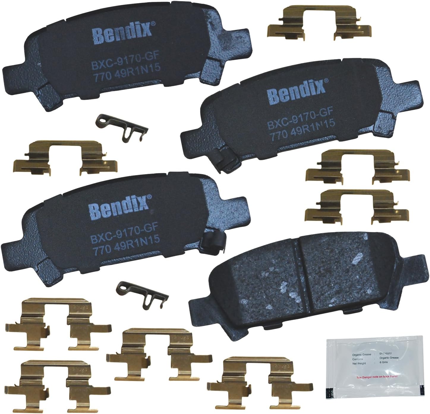 Bendix Priority1 CFC770 Ceramic Brake Pads for Subaru Vehicles